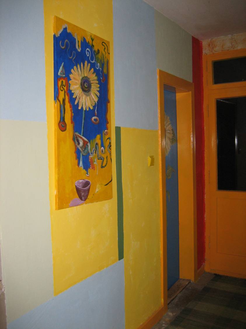 wall mural detail