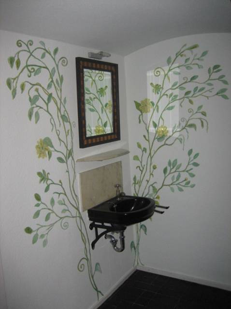wall mural detail