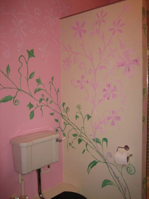 wall mural detail