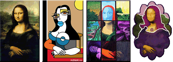 Evolution of Mona Lisa by da Vinci, Murciano, kAeLa and Talidari